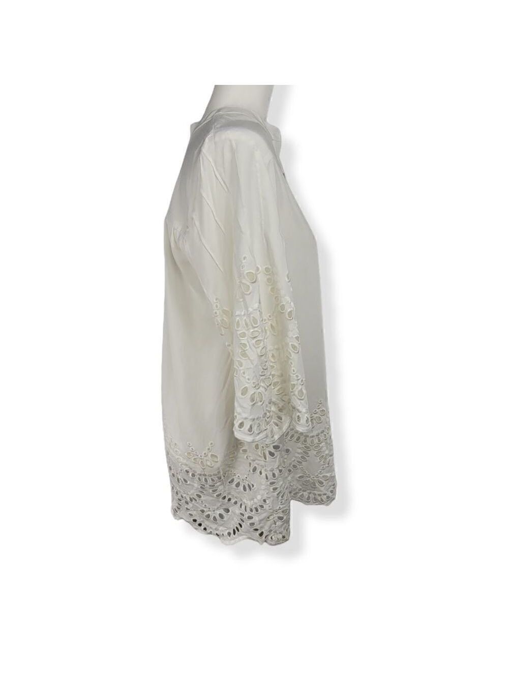 Foxcroft Embroidered Tunic Size 2 - Picture 3 of 4